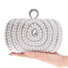 Designer-New Arrival Mulheres Evening Anéis Bags dedo Diamonds Wedding Lady Bolsas de Ombro Cadeia Dia Embreagens Bolsa frisada Evening Bag