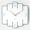 Horloges murales Horloge silencieuse créative Quartz Art minimaliste Design moderne mode personnalité montre Zegarek Na Sciane montres nordiques 60WC1