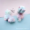 Renkli Alpaca Keychains Çamur At Ana Zinciri Yumuşak Bebek Dolgulu Peluş Hayvan Oyuncak Çantası Kolye Oyuncakları Kids için Anahtarlama1283a