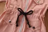Kids Luxury Designer Clother Baby Toddler Girls Trench Coats Automn Automn Taeil Windbreaker Coat Oursterwear Kids Veste Zipper 1115694