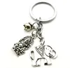 New Tribal Ethnic Keychain Unique Thailand Buddha Pikanet Ganesh Gift Keychain Incense Burner Jewelry Elephant Car Keychain Female 347