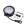 12pcs voiture lumière étanche 27W 60 degrés TRAVAIL LED Offroads Lampe de conduite camion de camion de lumière 12V 24V 4WD 4 x 4 hors route