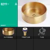 KTV WashBasin el Villa Art Basin Round Above Counter Basin Bathroom Sink Bowl Small Size Gold 304 Stainless Steel Wash Basin197D