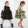 Zomer Kids Designer Jurken voor Meisjes Kinderfeest Meisjes Kostuums Prinses Verjaardag Belle Red Jurken Baljurk 2-6T Kleding