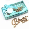 20PCS Baby Bottle Opener Baptism Party Favors Baby Shower Event Giveaway Birthday Gifts Kids Party Keepsake Party Table Decor Supplies