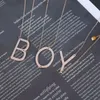 Persoonlijkheid A-Z English alfabet eerste ketting zilver vergulde hoofdletter hanger mode-sieraden voor vrouwen