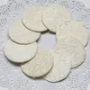 5.5cm Round Natural Eco Friendly Loofah Pad Face Makeup Remove Gentle Exfoliation Dead Skin Bath Shower Loofah Cerative Scrubbers BH2329 CY