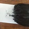 16-26 cali 300strands Lot Real Hair Easy Loop / Micro Pierścień Koraliki Damskie Przedłużanie Włosów 1 Gram Strand, Darmowy DHL