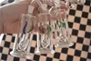 Мини Красочной Внутреннего цветка стекло нефтяной вышка Бонг Pipe Кальянокурение Трубы Tobacco Фильтр для воды Вода курительной трубки с стеклянной чашей и шлангом