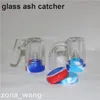 Hookahs Glass Ashcatchers 14 mm Ash Catcher Bubblers Catchers Ashcatcher z 5 ml pojemników woskowych