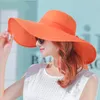 Zarif Stil Büyük Brim Straw Yetişkin Kadın Kız Moda Güneş Uv Koruyun Büyük Yay Yaz Plaj Şapka C19041701