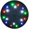 LED Effects Mirror Disco Ball Rotating Motor with 4 Color 18 LEDs 6 Prm Effects Stage Lighting