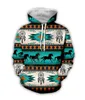 Mens Designer Hoodies for Women Men Couples Sweatshirt Lovers 3d Indian Native Hoodies Coats Hooded Pullovers Tees Clothing WP034