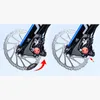 1pc MTB Disc Brake Pads Justering Verktygscykelkuddar Montering Assistent Bromsbelägg Rotorinriktningsverktyg Spacer Bike Repair Pit