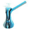 Beaker bubbler glass bong pipes water pipe smoking oil rigs Unbreakable silicone bubblers use for dry herb