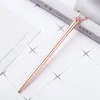 Cute Animal Rabbit Ballpoint Pens Sculpture Rabbit Metal Pen Wedding Office School Writing Supplies Advertising Signature Pen Gift