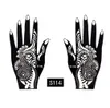 Waterdicht 2 stks / 1 Set Tijdelijke Tattoo Sticker Body Art Mannen Dames Indiase Henna Patroon Schoonheid Waterdichte Fake Arm Hand Tattoo