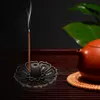 Lotus Flowers Pattern Incense Burner Joss Stick Holder Incense Base Plug Home Living Room Decoration