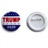 Ventes chaudes 9 types Métal Badge Trump 2020 Bouton Émail Pins Amérique Président Campagne Républicaine Politique Broche Manteau Bijoux Broches