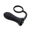 Orissi Male Silicone Prostate Massager With Cock Ring Anal Vibrator Butt Plug Massager Adult Erotic Sex Toys Sex Product SH1907103894158