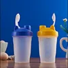 Sportflaska Shaker Mixer Flaska Plast Shaker Flaska Sport Fitness Läcksäker Shaker vattenflaskor Bärbara Outdoor Atlet Cups C826