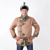 Vêtements ethniques pour hommes, Costumes de Style asiatique de haute qualité, veste rétro à col montant national mongol pour hommes, printemps-automne