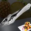 Preference 1pcs rostfritt stål Kreativ ananas peeler lätt ananas kniv cutter corer slicer clip frukt sallad verktyg