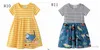 Bebek kız kıyafetleri işlemeli prenses elbiseler tasarımcı kız elbise kısa kollu çocuk kıyafetleri yaz çocukları giyim 11 tasarımlar yw2720