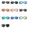 Moda Retro Occhiali da sole Unisex Sun Glass Round Frame UV400 Eyewear Fashion Summer Beach Sunblock Accessori per occhiali caldi IIA232