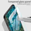 Slim Gradient Temperat Glass Telefonväska för Samsung Galaxy S10 Plus S10E S9 S9 + Not 9 Not10 Pro A70 A60 A40 A20E A10E