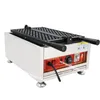 Spedizione Gratuita Piatto Girevole Uso Commerciale Antiaderente 110 v 220 v Elettrico A Nido D'ape Waffle Baker Maker Ferro Macchina