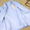 Conjunto de vestido de dos piezas Primavera y otoño para mujer Blazer profesional Slim Simple Light Blue Traje Pantalones Pies Sets1