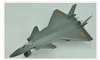 CB Diecast Aircraft Modell Leksaker, J-20 Stealth Fighter Jet med ljus, Ljud, 1:72 Skala, För Party Kid Födelsedagspresent, Samla, Dekoration