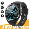 KW33 Smart Watch Uomo IP68 Impermeabile Fitness Tracker Frequenza cardiaca per il sistema Android con scatola al minuto