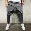 2019 Abbigliamento da uomo Pantaloni Harem neri Pantaloni da uomo tascabili Pantaloni da uomo Pantaloni sportivi hip-hop causali Tuta kargo pantolon