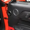 L'anneau de décoration de haut-parleur de porte d'ABS couvre petit pour des accessoires intérieurs de Ford Mustang 15+