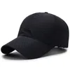 Nowy Ultra-Slim Running Cap Szybkoschnący Tkanina Summer Cap Kobiety Człowiek Unisex Szybka Sucha Siatka Działająca Kapelusz Bone Oddychające Kapelusze