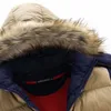 Män Parka Vinterkläder Puffer Varm jacka Herr Puffy Vadderad kappa Man Qulited Jackor Man Casual Pälskrage Hodded Overcoat 2019