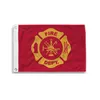 3x5 drapeaux de pompiers bannière 68D publicité en tissu Polyester, utilisation extérieure intérieure, pour Festival Club National, livraison gratuite