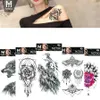 Wodoodporny tymczasowe naklejki na tatuaż kwiat Fake Tattoo Flash Tattoo Tattoo Body Art Ręka stopa dla dziewcząt kobiety mężczyźni Pegatynas de tatuajes Temporales