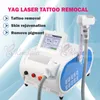 EU steuerfrei 1064 nm 532 nm Q-Switched Nd Yag Laser Tattoo Augenbrauen entfernen Sommersprossen Alter Sonnenflecken Pigmententfernung Kühlsystem Schönheitsgerät