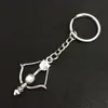 Trendy Design Vintage Silver Plated Archer Crossbow Key Chain Ring Purse Pendant Keyring Bow and Arrow Keychain Jewelry 849