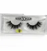 3D Mink Eyelashes False Eyelash Thicky Handmade Long Flow Fake Cross Cross Faux Eye Makeup for Women2454742