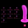 10 Speed ​​Vaginal Anal Vibrator Silicone Waterproof Anal Butt Plug med Suction Cup Vuxen Anal Sex Toys For Women Sex Products O1 Y2162350