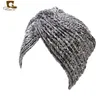 Las mujeres diseñador Slouch sombrero femenino de punto de ganchillo Beanie Slouchy otoño Navidad del invierno alta calidad casquillo del Knit nueva llegada