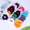 60 colors fashion hair ring elastic hair bands pure large intestine shape hair circle set women pony tails holder