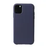 En stock Étuis de téléphone antichoc en silicone souple pour iPhone 6 7 8 11 12 Xs Xr X Pro Plus Max Couleur unie Liquide TPU Couverture arrière résistante à l'eau