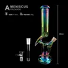 REANICE hookah Accessories Dab Rig Water Pipes Quartz Banger Bowl Honeycomb Perc Green Bongs Heady Thick Pipe Wax Thick