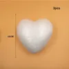 20cm Polystyrene Styrofoam White Foam Bear Mold Rose Teddy Bear White Heart Mother's Day Gifts Party Wedding Decoration1262j