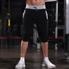 3XL Erkek Sandıklar İnce Eğitim Beş Pantolon Elastik İpli Casual Doğa Sporları Nefes Korsan Şort için Boyut M